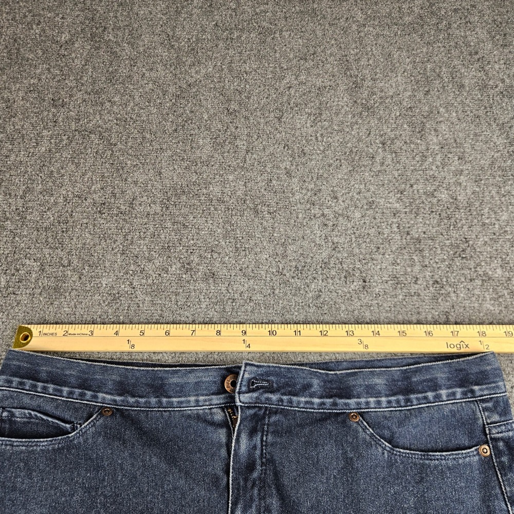 J. Jill Stretch Petite Dark Wash Blue Denim Straight Leg Jeans Womens 16P - Picture 5 of 9